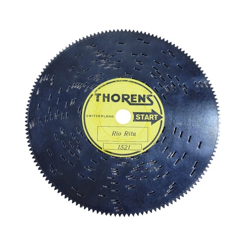 Vtg thorens music box discs - vtg,
