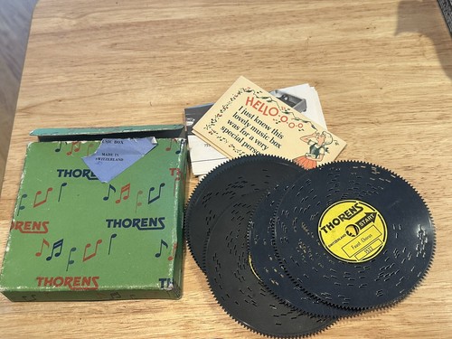 Vintage thorens music discs - thorens,